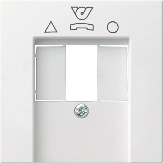 Abdeckung für TDO-Anschlussdose 3×10 System 55 reinweiß glänzend