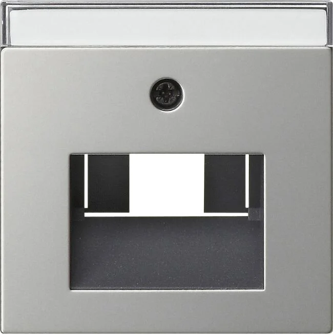 Abdeckung RJ45 Dosen 1 und 2fach + BSF System 55 edelstahl