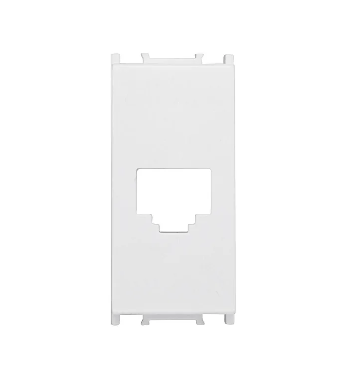 Abdeckung RJ45 Toolless Line jack, 1M, weiß