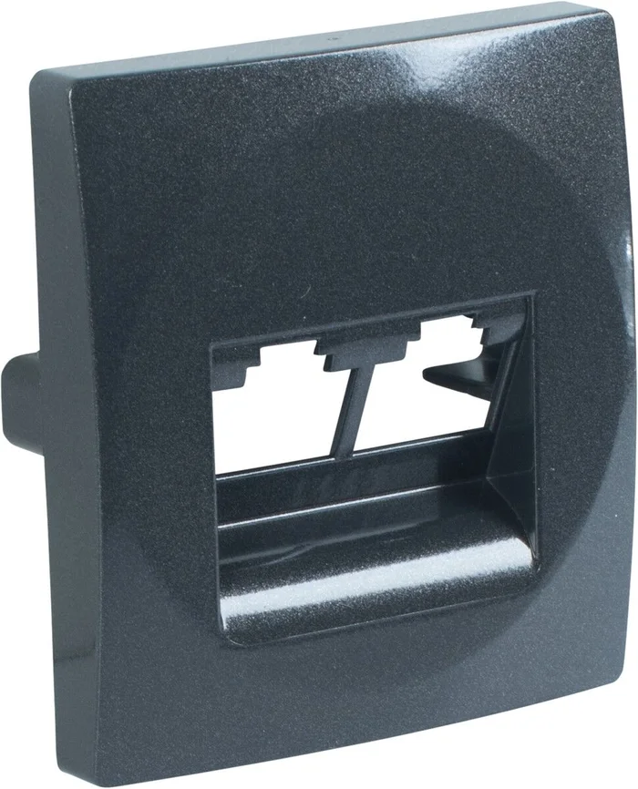 Abdeckung UAE/Cat.5e, Kreta (schwarz)