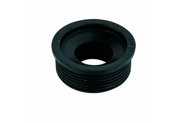 Ablaufverbinder, kurz, 30 x 50 mm, Gummi