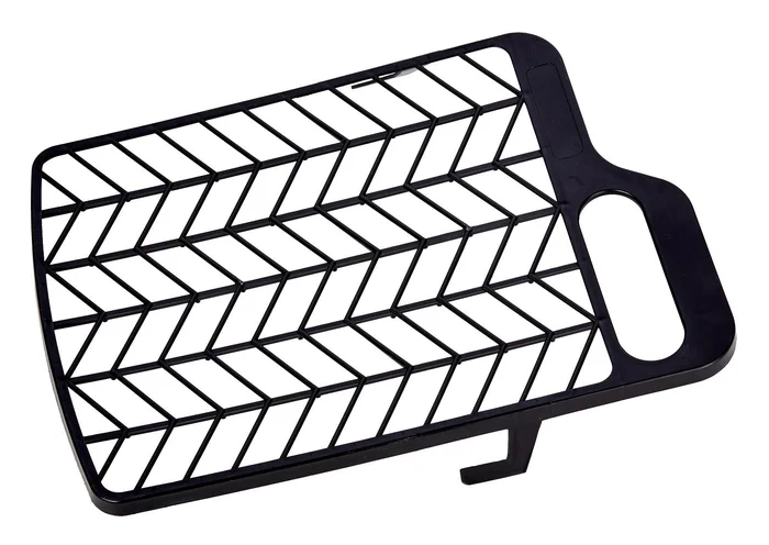 Abstreifgitter, 27 x 29 cm, Kunststoff (schwarz)