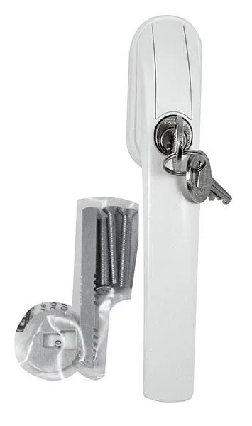 ABUS abschliessbarer Fenstergriff FG 300, weiss, Schließung Nr. AL0089