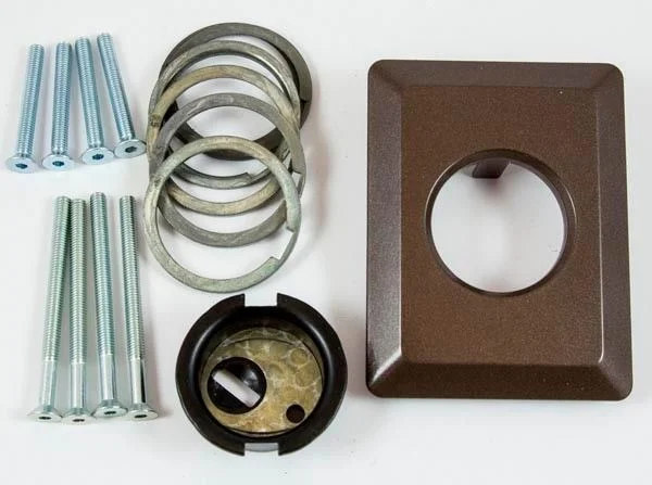 ABUS Aussenrosette PR2800 B braun zu Querriegel PR2800