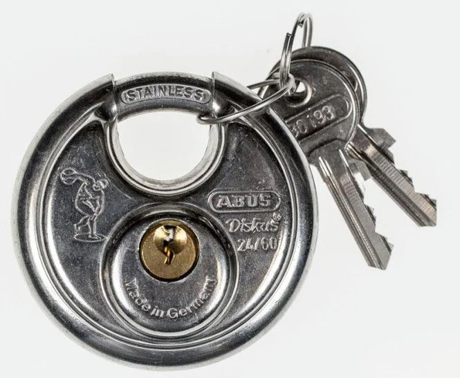ABUS Diskus Hangschloss 23/60 mit 2 Schlüsseln
