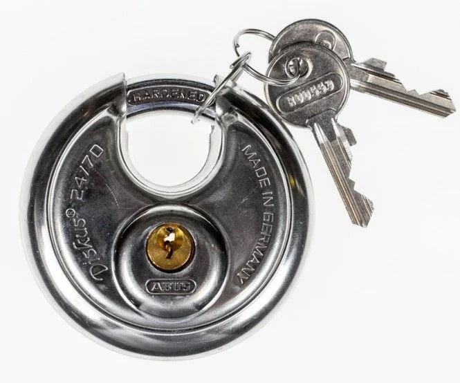 ABUS Diskus Hangschloss 23/70 mit 2 Schlüsseln, gleichschliessend