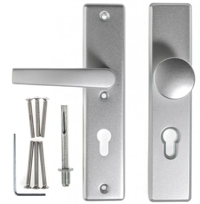 ABUS Schutz Langschild Wechselgrt. 72 mm KLS114, F1 eloxiert, Werkhöhe 8 – 18 mm