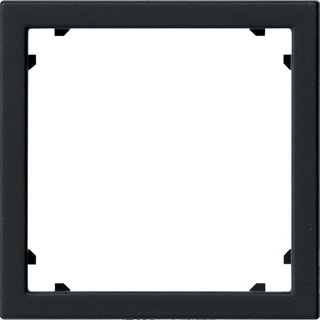 Adapterrahmen quadr. 45 x 45 mm System 5 5 Schwarz m