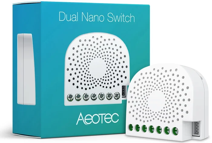 Aeotec 2-fach Nanoschalter mit Energiemessung