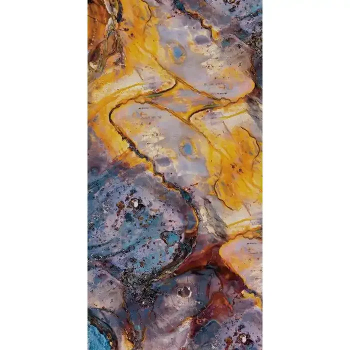 Agni Gold Feinsteinzeug+Glas glänzend rektifiziert 20x120x0,9