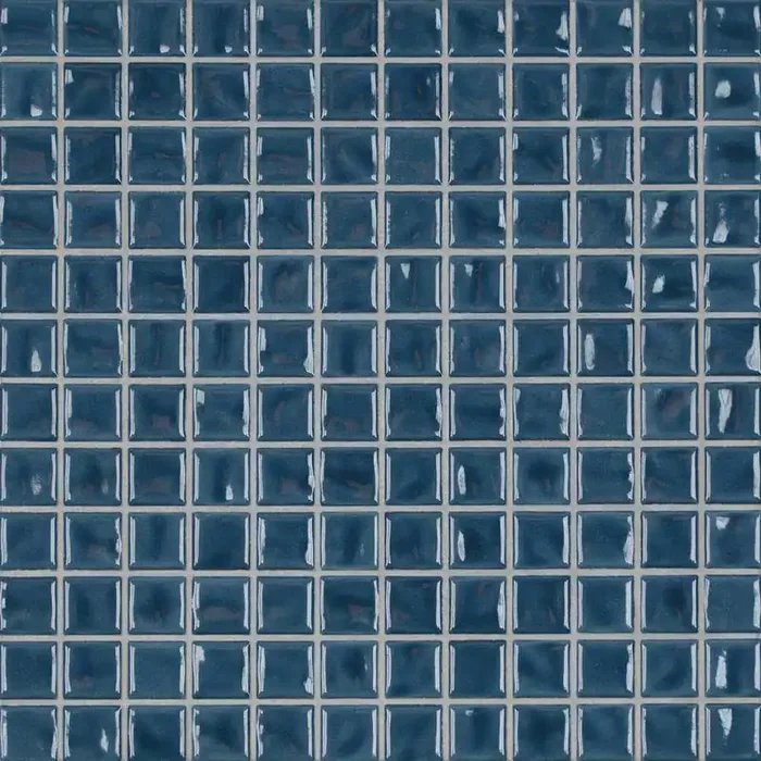 Agrob Buchtal Amano Pur Blau Glänzend Mosaikfliese 2,5×2,5 (30×30) Art.-Nr. 41927H-73 30X30