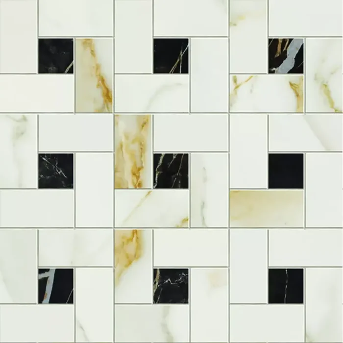 Alfalux Canova Arni Lucido Mosaik Shine 7351175 30x30cm rektifiziert 9mm