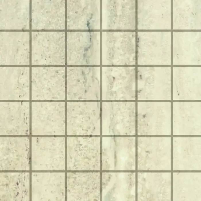 Alfalux Palatina Crema Lucido Mosaik 7278865 30x30cm 9mm