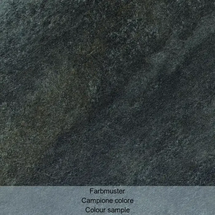 Alfalux Stone Quartz Nero Naturale 7278431 20x20cm 8mm