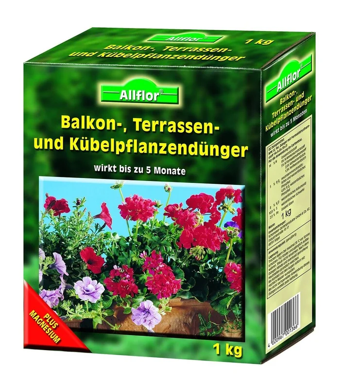 Allflor Balkon-/Kübel-/Terassepflanzendünger, 1 kg