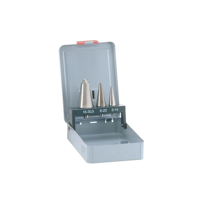 Alpen Blechschälbohrer-Satz HSS Co5 Gr.1-3 Bohrer ø 3.5-30 mm 3-tlg.