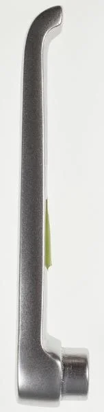 ALU Balkontürdrückerlochteil 8 mm, flache Ausführung, F 1 eloxiert