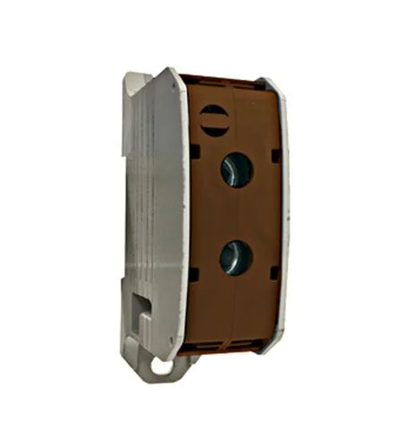 Aluminium / Kupfer Klemme, 1-polig, 185mm² braun