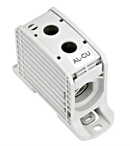 Aluminium / Kupfer Klemme, 1-polig, 185mm² grau