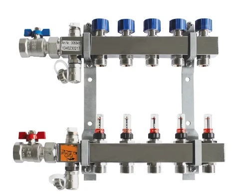 Alva Alea Edelstahlverteiler, 2 – 14 Heizkreise