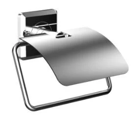 Alva Aqua Prima Toilettenpapierhalter mit Bügel und Deckel, Chrom