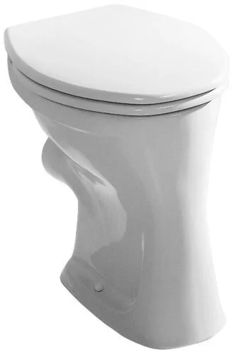 Alva Aqua Una Flachspüler, Abgang waagrecht, weiß