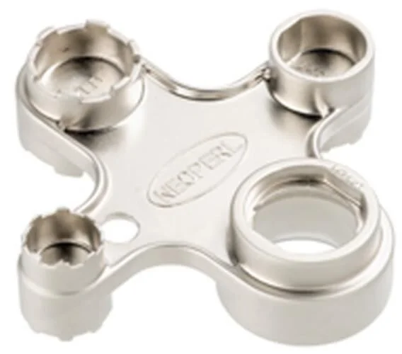 Alva Aqua Universal Schlüssel vernickelt