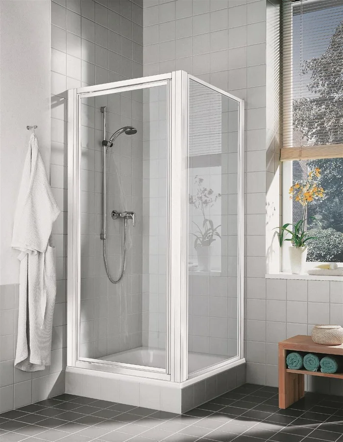 Alva Prisma Una Drehtür, 89-96/190CM, weiß