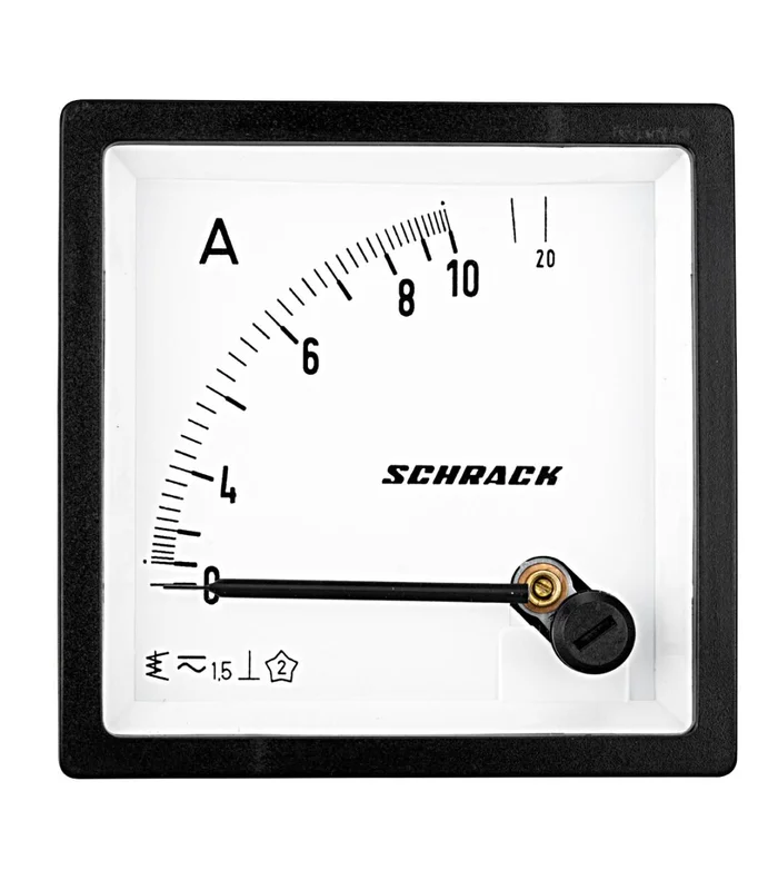 Amperemeter, 72x72mm, 10A AC Direktmessung