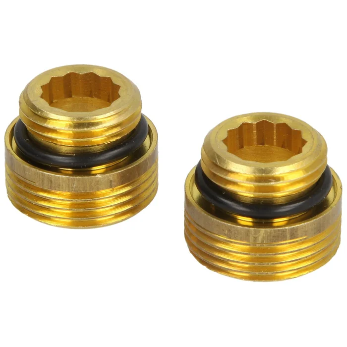 Anschlussnippel für Hahnblöcke 1/2″ x 3/4″selbstdichtend Messing blank