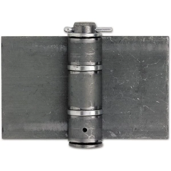 Anschweißband schwer, 160 x 100 x 5 mm, Stahl blank