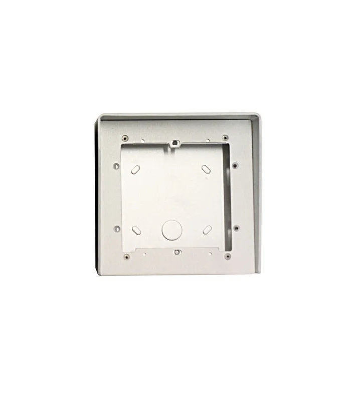 AP Gehäuse 1fach aus eloxiertem Aluminium mit Regenschutz