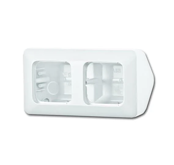 AP-Gehäuse Eckmontage 2-fach 1708-214