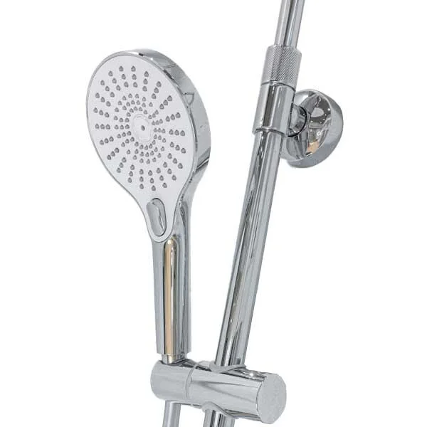 AquaXPro Designhandbrause rund, 3 Strahlarten