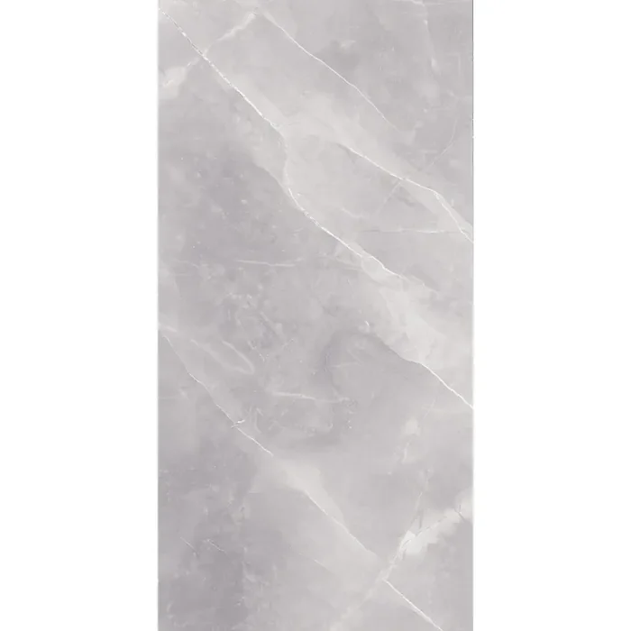 Armina Light Grey Feinsteinzeug glasiert, glänzend rektifiziert 120x240x0,6