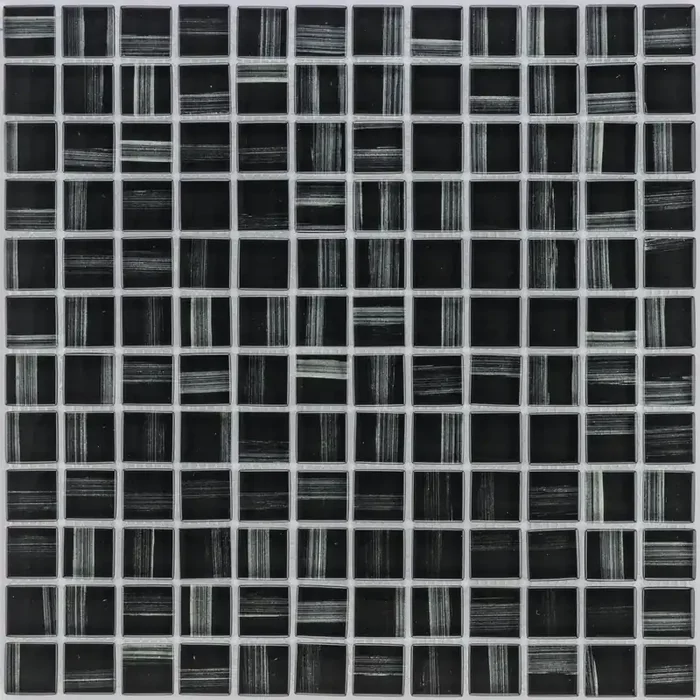 Art Deco Black Mosaik – – 30×30