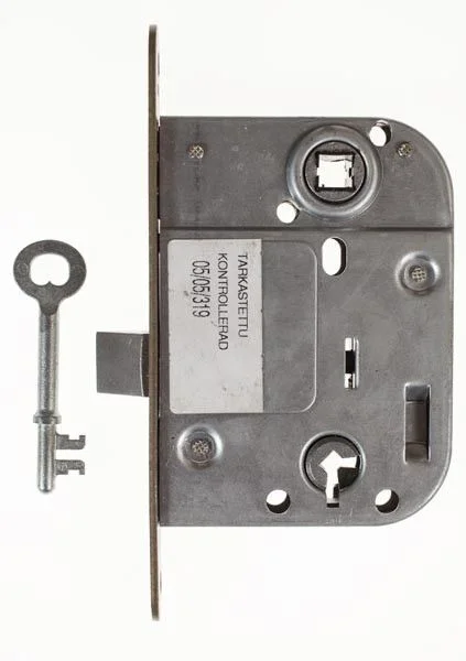 ASSA RUKO Boda Einsteckschloss 2020 rechts/links verwendbar mit 1 Schlüssel