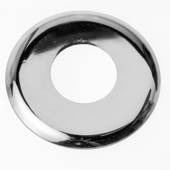 ASW Hahnrosette Messing verchromt 103415 3/4″, 15 mm Höhe, 67 mm Durchmesser