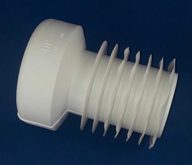 ASW WC Anschlußstutzen 560135 für HT Kunstoffrohre 90 – 110 mm, Länge 135 mm