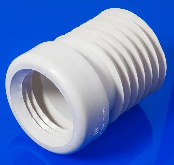 ASW WC Anschlußstutzen 560136 für Guss Rohr 110 mm, Länge 170 mm, elastische,