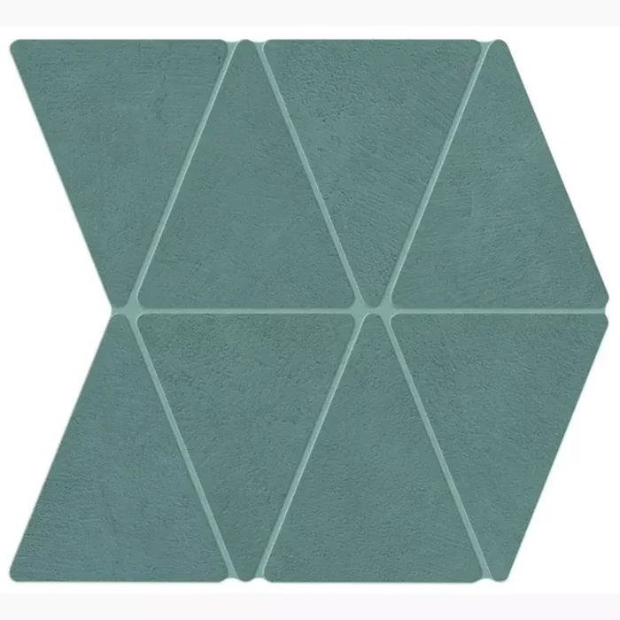 Atlas Concorde Boost Natural Cobalt Matt Mosaik Rhombus A7CS 33,8×36,7cm rektifiziert