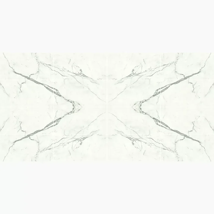 Atlas Concorde Marvel Shine Statuario Supremo Lappato Macchia Aperta A4PH 75x150cm rektifiziert 9mm