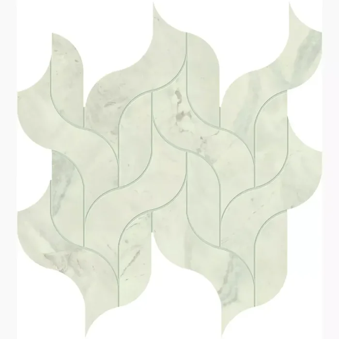 Atlas Concorde Marvel X Calacatta Perla Lappato Mosaik Waterfall AF8T 27,7×30,5cm rektifiziert