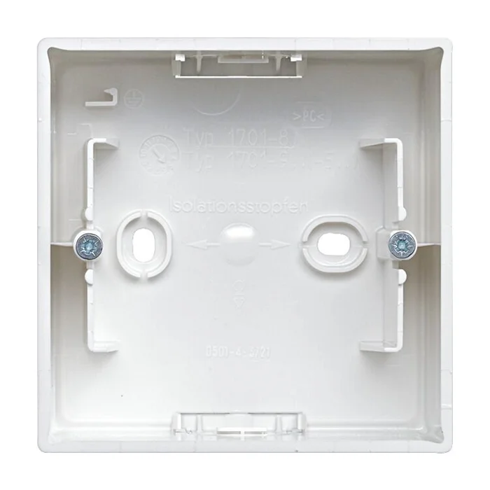 Aufputz Gehäuse 1-fach Balance SI alpinweiß