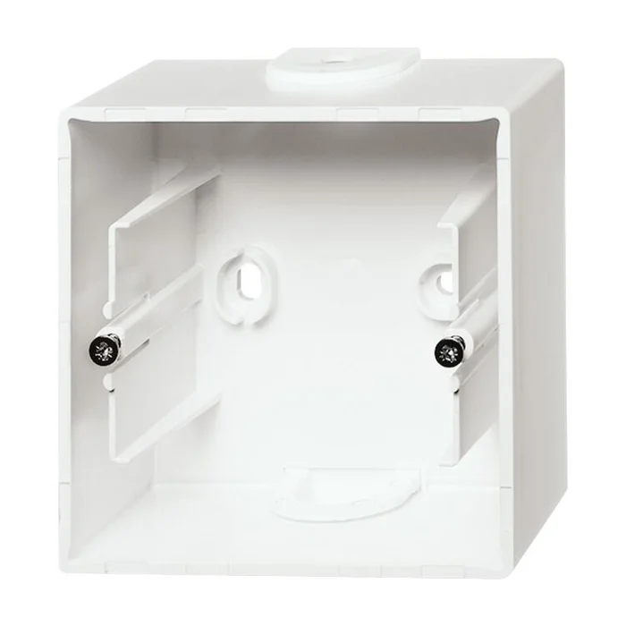 Aufputz Gehäuse 1-fach div. Flächenprogramme studioweiß