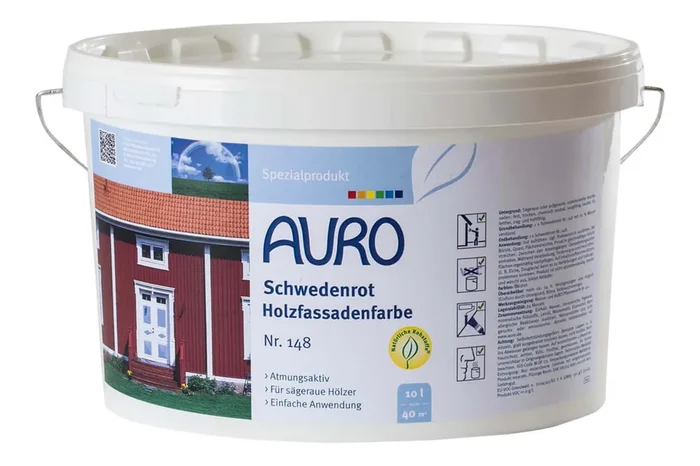 Auro Schwedenrot Holzfassadenfarbe Nr. 148