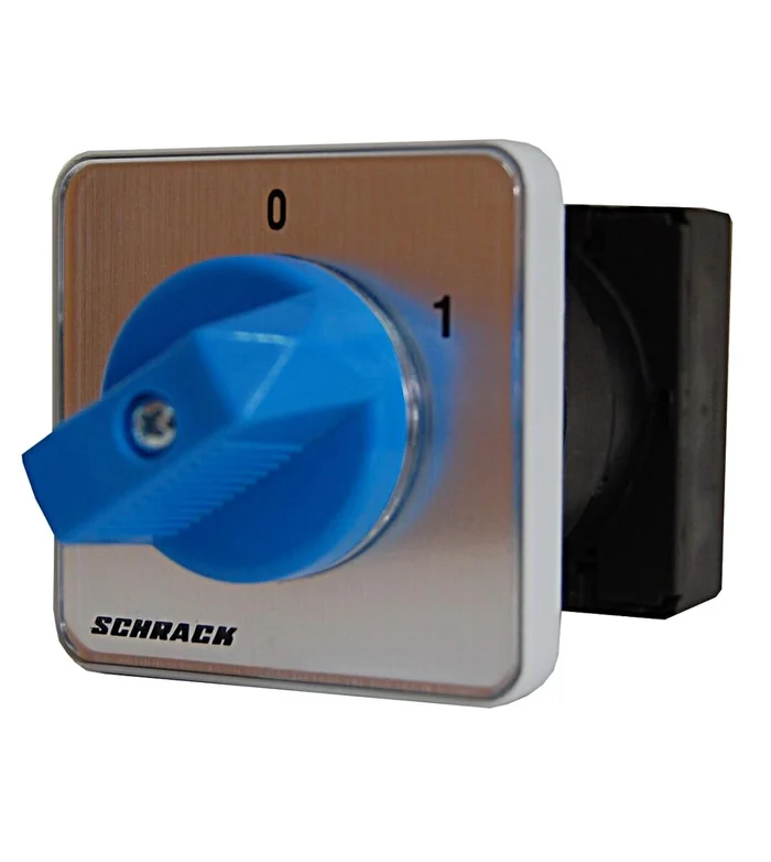 Ausschalter 2-polig, 20A, Einbau, Zentralbefestigung