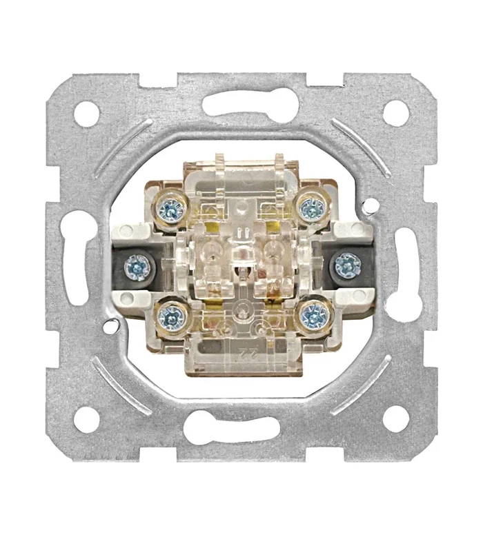 Ausschalter-Einsatz 50, 2-polig, 16A, Schraubklemmen