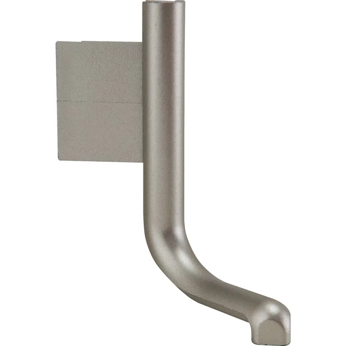 Außenecke Aktor L-Profil, Kunststoff edelstahlfarbig