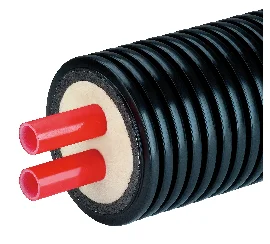 AustroPUR Fernwärmerohr 2×20/1,9mm DN 15